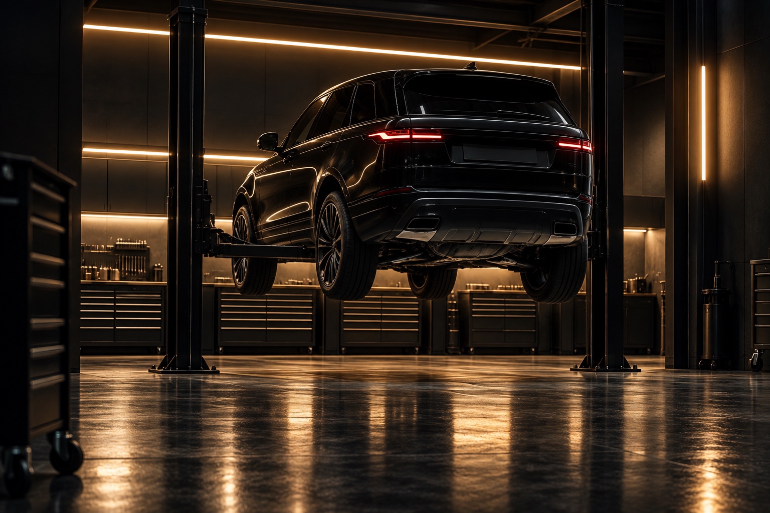 Velar на подъёмнике